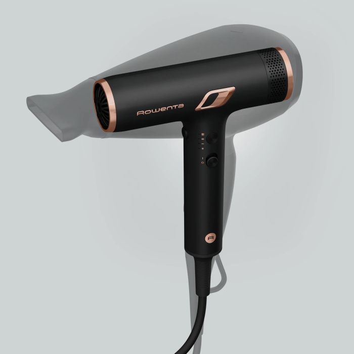 Фен Rowenta T-Shape Maesteria Nano, 1700Вт, режимов-3, дифузор, иониз-я, хол. обдув, черный