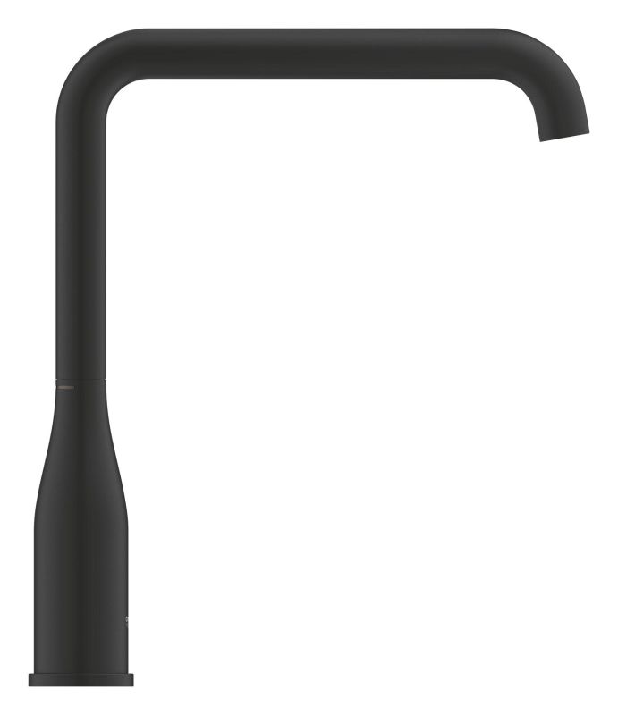 Змішувач для кухні Grohe Accent, довж.виливу - 220мм, поворотний, 1 важіль, фантомний чорний