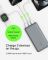 Портативное зарядное устройство Power Bank Belkin 20000мАч, 15Вт, 2хUSB-A/USB-C, серый