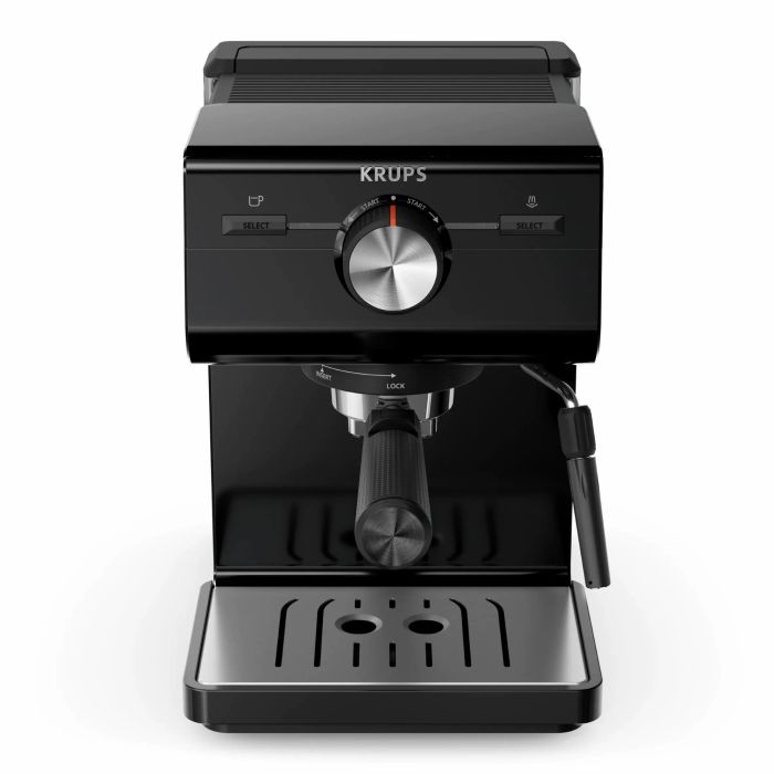 Кофеварка Krups рожковая Authentic C50 2л, молотый, 15 бар, черный