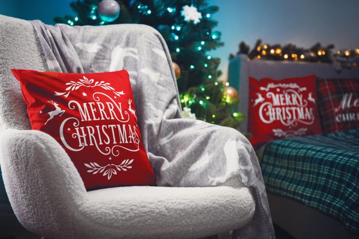 Плед Ardesto Christmas Fleece 130x160см, 100% поліестер, олені