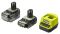 Набор аккумулятора и зарядного устройства Ryobi ONE+ RC18120-242X 18В 1х2А·ч 1х4А·ч ЗУ 2А