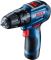 Шуруповерт-дрель ударный аккумуляторный  Bosch GSB 12V-30, 12В 2х2Ач, 18/30Нм, 20+2, 0-420/1600об/мин, кейс, 0.82кг