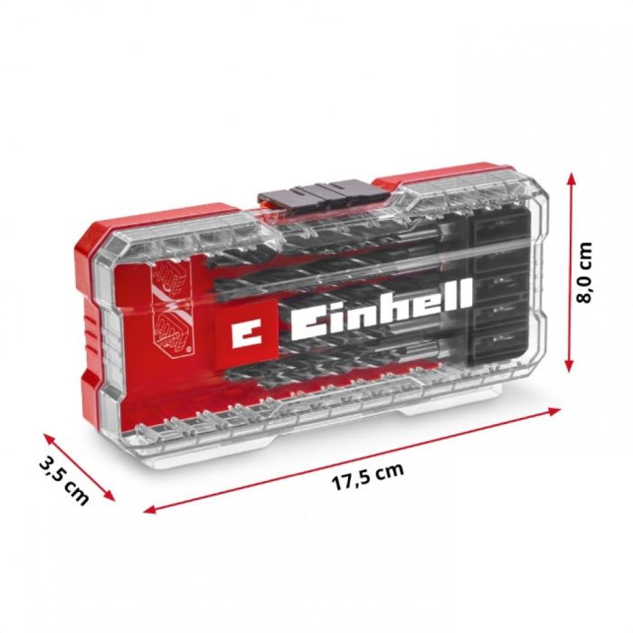 Набор сверл по дереву Einhell, 10шт, 3-8мм, кейс