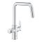 Смеситель для кухни Grohe Blue Pure Start, дл.излива - 223мм, поворотный, 1+1 фильтр, хром