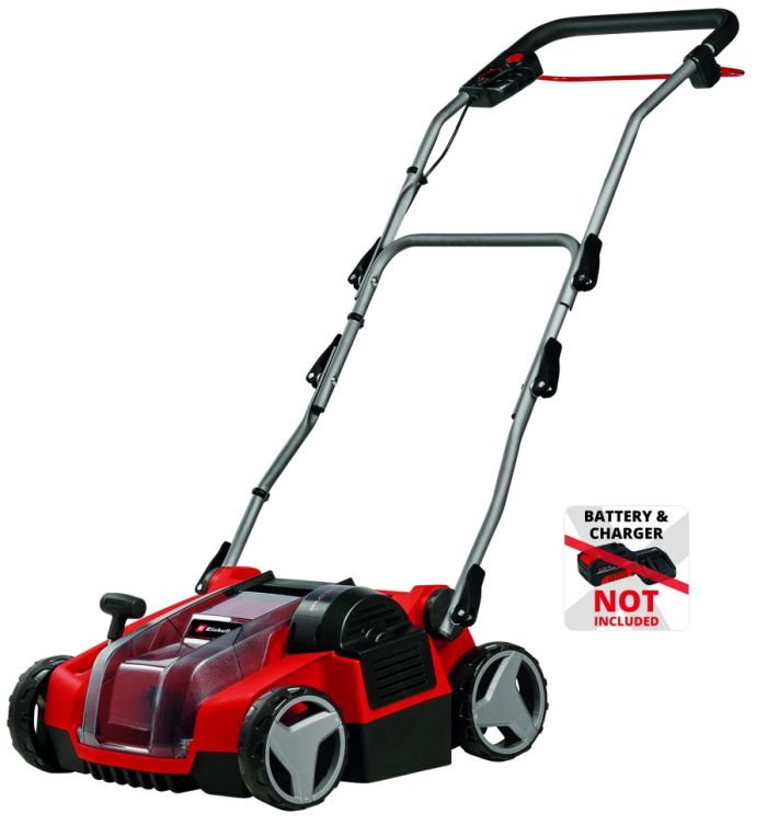 Аератор-скарифікатор акумуляторний Einhell GE-SC 36/35 Li - Solo 36В 35см безщітковий ножі 16шт 9.94кг без АКБ та ЗП