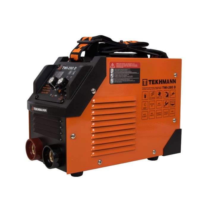 Зварювальний апарат інверторний Tekhmann TWI-280 D 140А 5.2кВт 170-270В форсування дуги 3кг