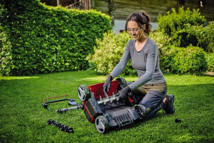 Аератор-скарифікатор Einhell GE-SA 1435/1 1400Вт 35см ножі 16шт 10.18кг