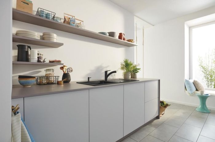 Дозатор для мийних засобів Grohe Contemporary, 500мл, чорний матовий