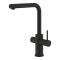 Смеситель для кухни Grohe Blue Pure Minta, длина излива - 223мм, поворотный/вытяжной, 2 воды, фантомный черный