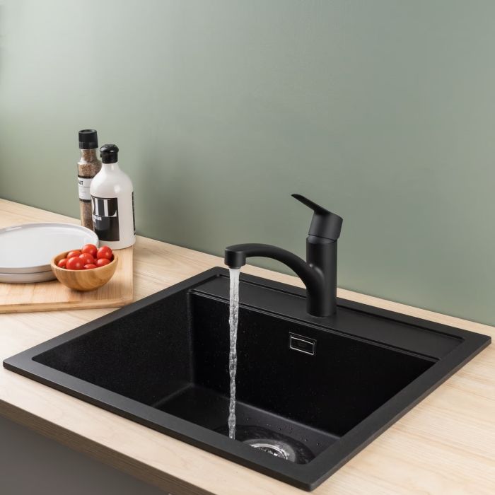 Смеситель для кухни Grohe Start, дл.излива - 226мм, поворотный, 1рычаг, черный