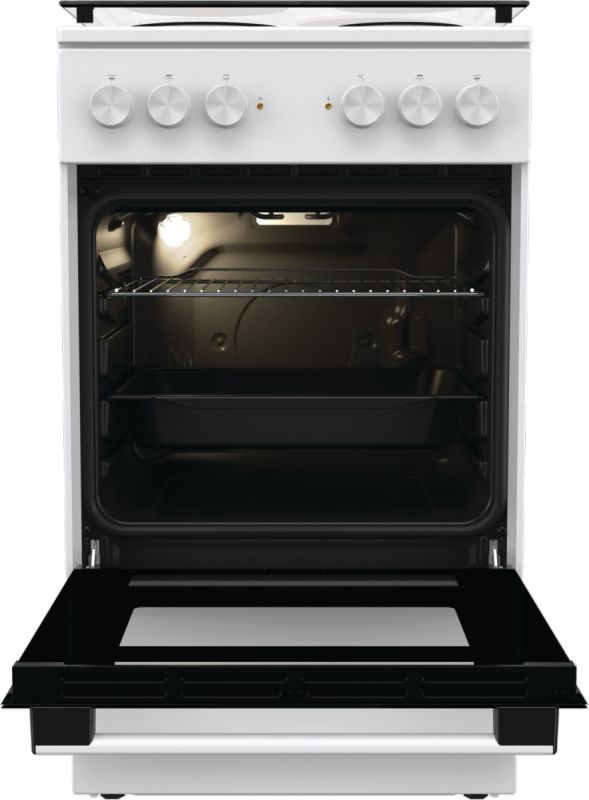 Плита Gorenje электрическая , 68л, 50x60см, гриль, белый