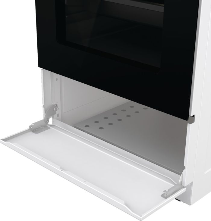 Плита Gorenje электрическая , 68л, 50x60см, гриль, белый