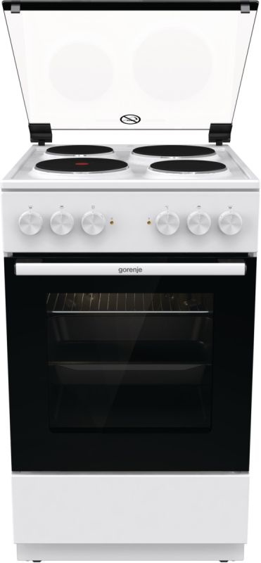 Плита Gorenje електрична , 68л, 50x60см, гриль, білий