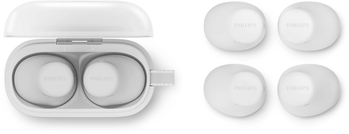 Наушники TWS Philips TAT2149 BT 5.4, IPX4, SBC, Touch control, Mic, Белый