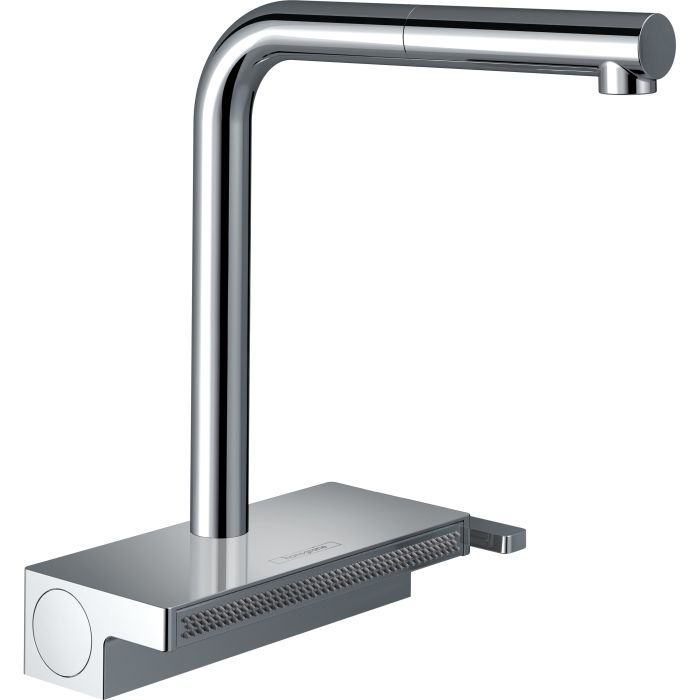 Змішувач для кухні Hansgrohe Aquno Select M81, довж.виливу - 210мм, поворотний, витяжний, 1 важіль, хром