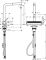 Смеситель для кухни Hansgrohe Aquno Select M81, дл.излива - 210мм, поворотный, вытяжной, 1 рычаг, чорный матовый