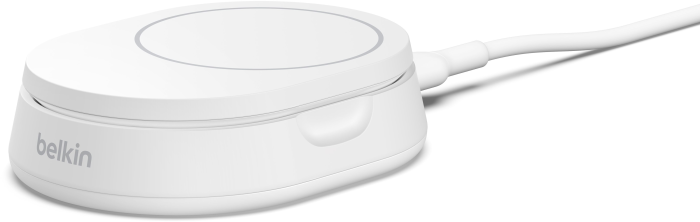 Зарядное устройство безпроводное Belkin 15Вт Stand Magnetic Qi2, белый