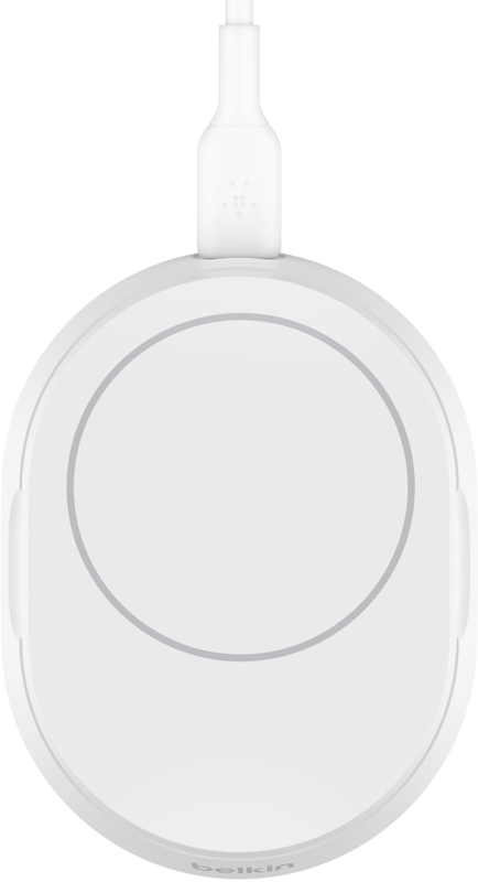 Зарядное устройство безпроводное Belkin 15Вт Stand Magnetic Qi2, белый