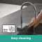 Змішувач для кухні Hansgrohe Aquno Select M81, довж.виливу - 220мм, поворотний, витяжний, 1 важіль, хром
