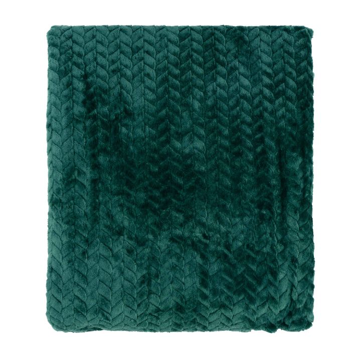 Плед Ardesto Jacquard Braid 200х220см, 100% полиэстер, изумрудный