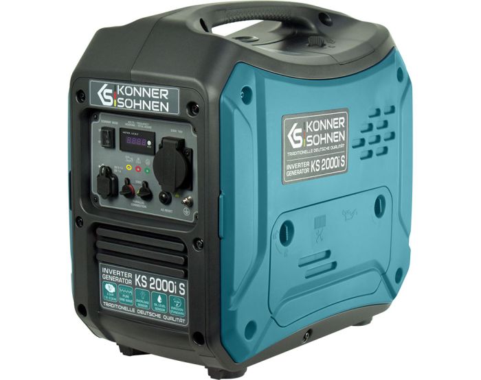 Генератор инверторный бензиновый Konner&Sohnen KS 2000i S, 230В, 2.0кВт, ручной запуск, 19кг