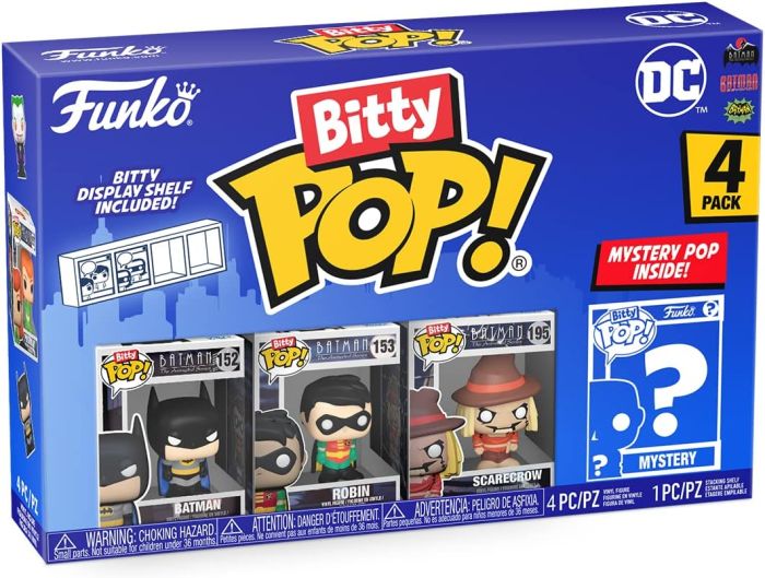 Набор Funko POP (Bitty): DC - Batman 4PK