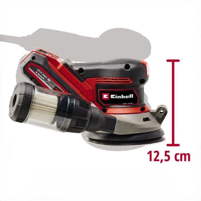 Шлифмашина эксцентриковая аккумуляторная Einhell TP-RS 18/32 Li BL - Solo PXC 18В без щетков d125мм 1.12кг без АКБ и ЗП