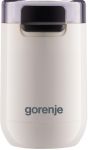 Кофемолка Gorenje роторная 150Вт, объем зерен-45г, 3 степени помола, пластик/металл, белый