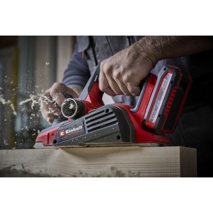 Рубанок аккумуляторный Einhell TP-PL 18/3 Li BL - Solo PXC 18В 82мм до 2мм 2.63кг без АКБ и ЗП
