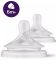 Соска Avent Natural 6мес+, силиконовая, Природный поток, для густой пищи, 2шт