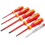 Викрутки Tolsen VDE набір 6шт, діелектричні, PH, PZ, CrV