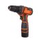 Шурупокрут-дриль акумуляторний Tekhmann TCD-12/2 BS Kit 12В 1х2А·год 30Нм 0-400·1400об/хв 1кг кейс з приляддям