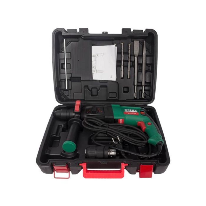 Перфоратор Зеніт ЗП-1100 DFR SDS-Plus+ШЗП 1100Вт 2.8Дж 3.4кг кейс