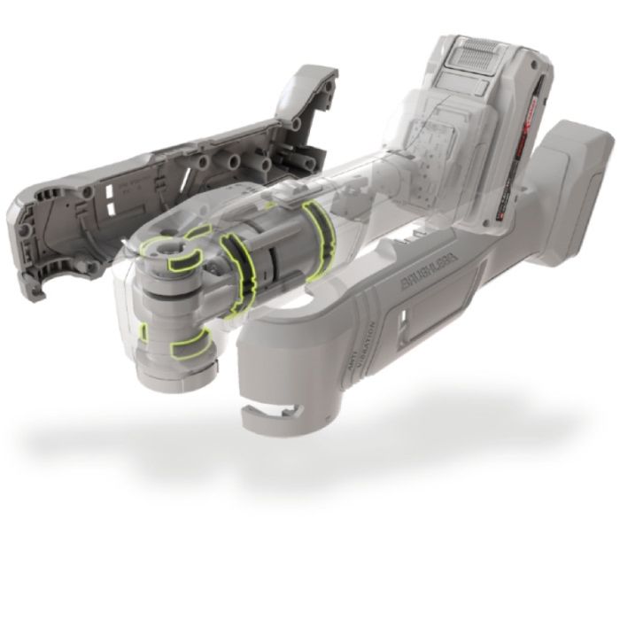 Многофункциональный инструмент аккумуляторный Einhell TP-MG 18 Li BL - Solo PXC 18В 11000-20000кол·мин угол колебаний 3.2° 1.08 кг без АКБ и ЗП
