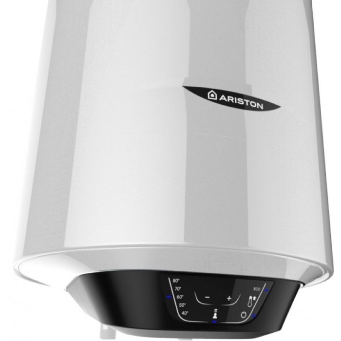 Водонагреватель электр. Ariston круглый слим PRO1 ECO 40 V SLIM 1.8K PL EU, 40л, 1,8кВт, эл. упр-нение, B, белый