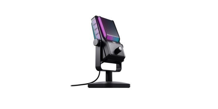 Микрофон гейминговый CHERRY XTRFY NGALE R, Cardioid, USB-A, 2м, RGB, черный