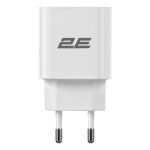 Зарядний пристрій мережевий 2E 25Вт USB-C PD, білий
