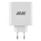 Зарядний пристрій мережевий 2E 65Вт GaN 2хUSB-C/USB-A, PD/QC, білий
