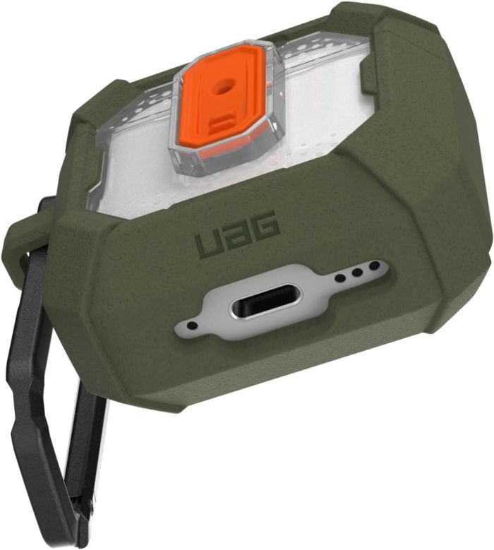 Чехол UAG для AirPods (Gen 4, 2024), Plasma, Olive Drab