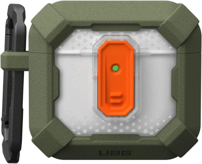 Чехол UAG для AirPods (Gen 4, 2024), Plasma, Olive Drab