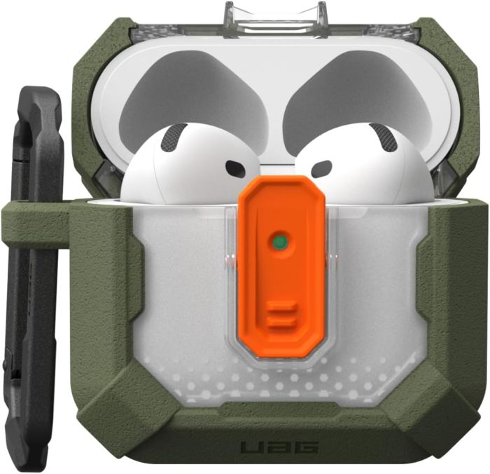 Чехол UAG для AirPods (Gen 4, 2024), Plasma, Olive Drab