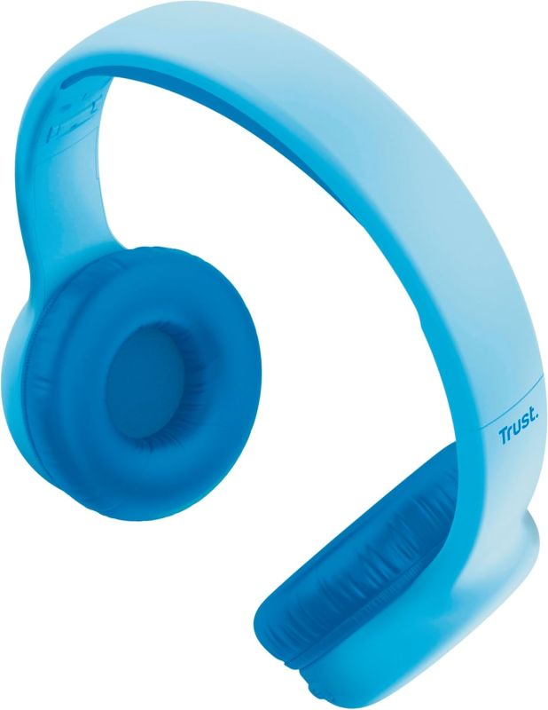 Наушники On-ear Trust Nouna Kids, Wireless, Mic, Синий