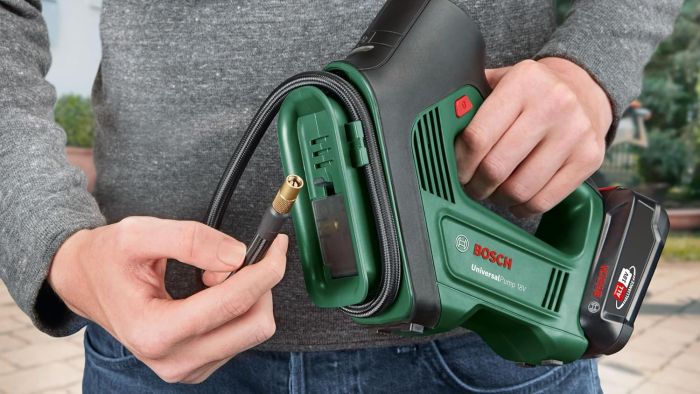 Компресор автомобільний акумуляторний Bosch UniversalPump, 18В, без АКБ та ЗП