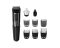 Триммер Philips Series 3000 для бороды, усов, носа и головы, акум., роторный мотор, насадок-5, сталь, черный