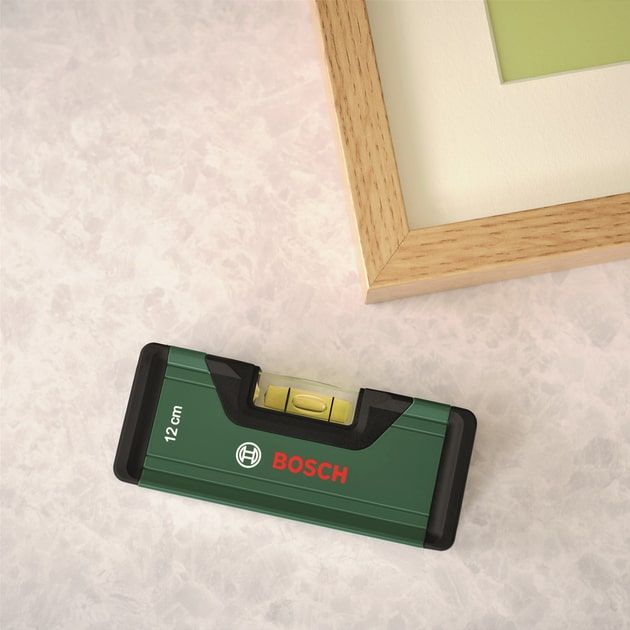 Уровень Bosch, 12см, 1 капсула, алюминиевый.