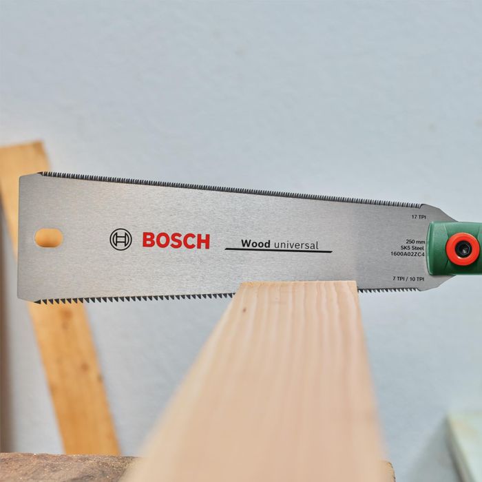 Ножовка по дереву Bosch Ryoba, 250мм, 17TPI, пластиковая рукоятка