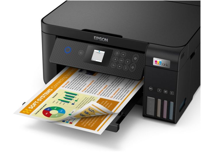 МФУ ink color A4 Epson EcoTank L4260 33_15 ppm Duplex USB Wi-Fi 4 inks Black Pigment