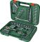 Набор инструментов Bosch, 1/2", 1/4", 132шт, CrV