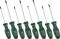 Отвертка Bosch набор 8шт, SL 4, 6.5 мм, PH1х100 мм, PH2х125 мм, PZ1х100 мм, PZ2х125 мм, Т20х100, Т25х100